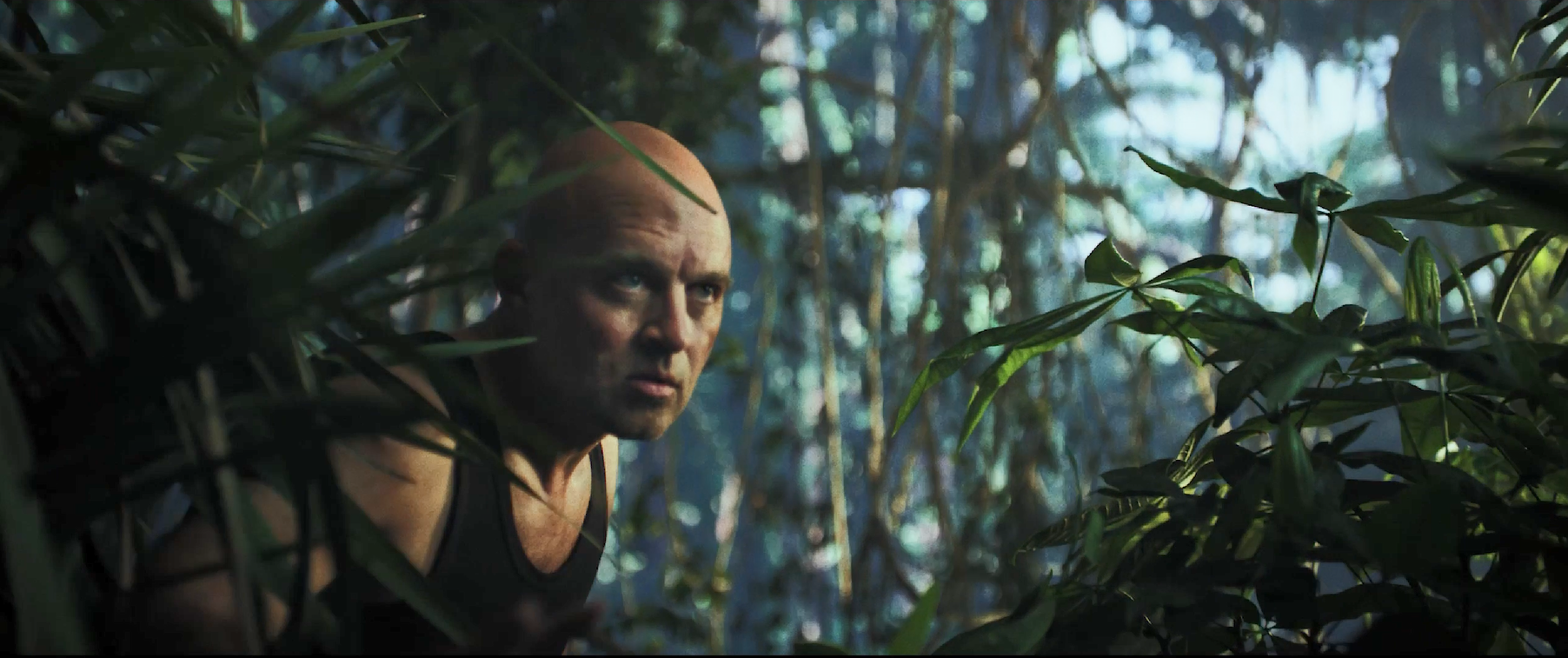 Action Hero Actor in the forest